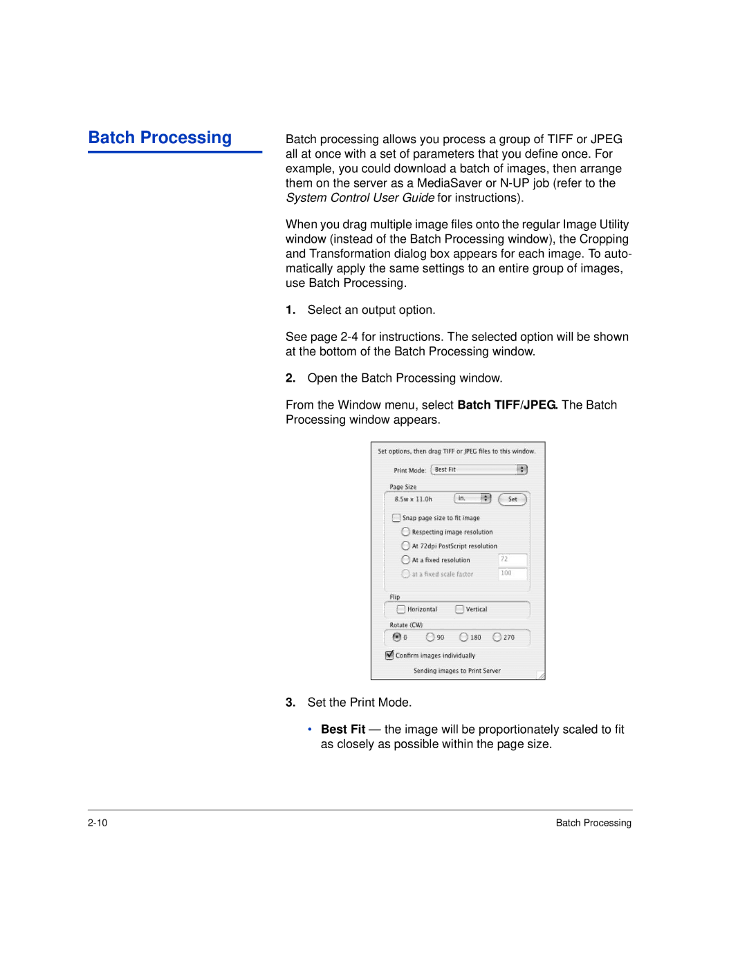 HP Rip Software manual Batch Processing 