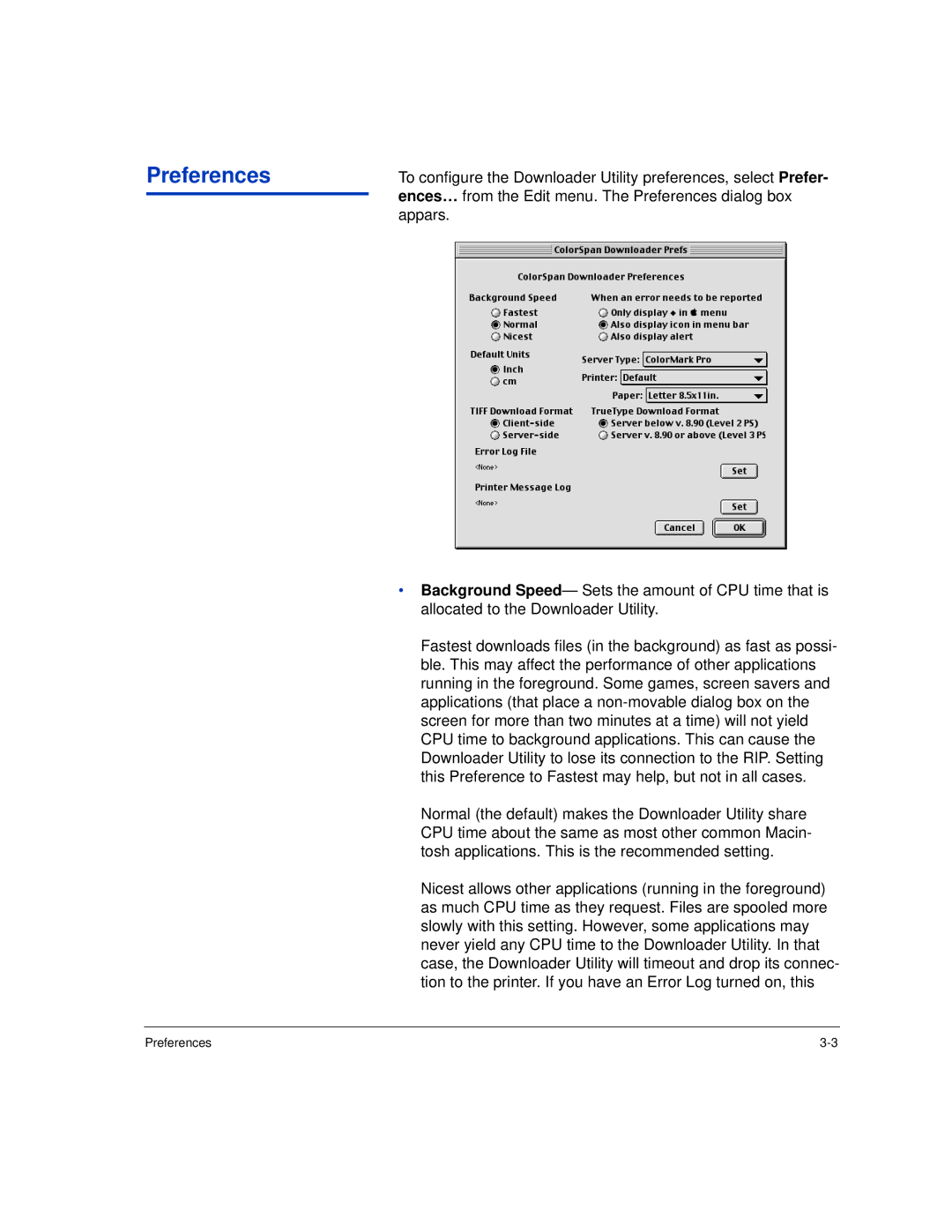 HP Rip Software manual Preferences 