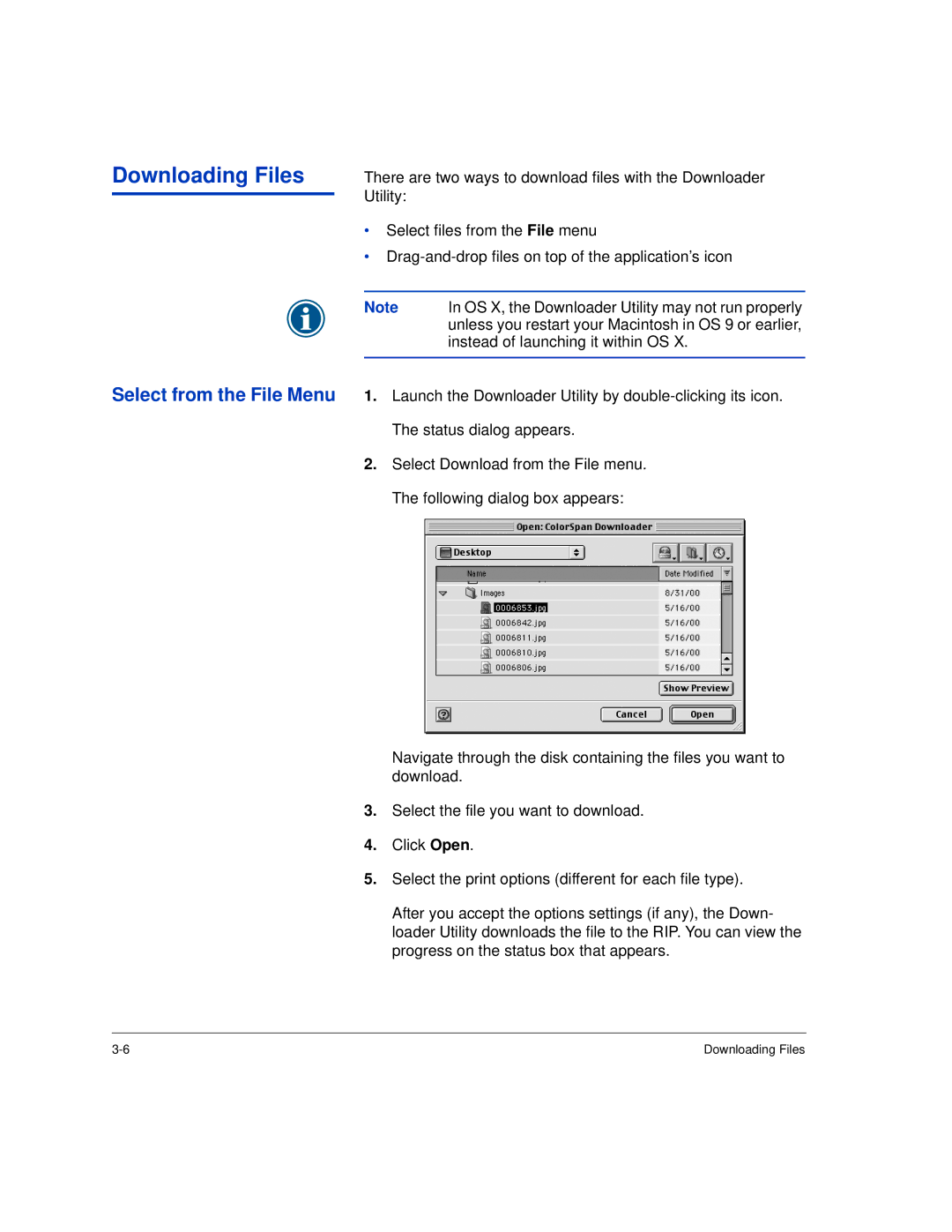 HP Rip Software manual Downloading Files 