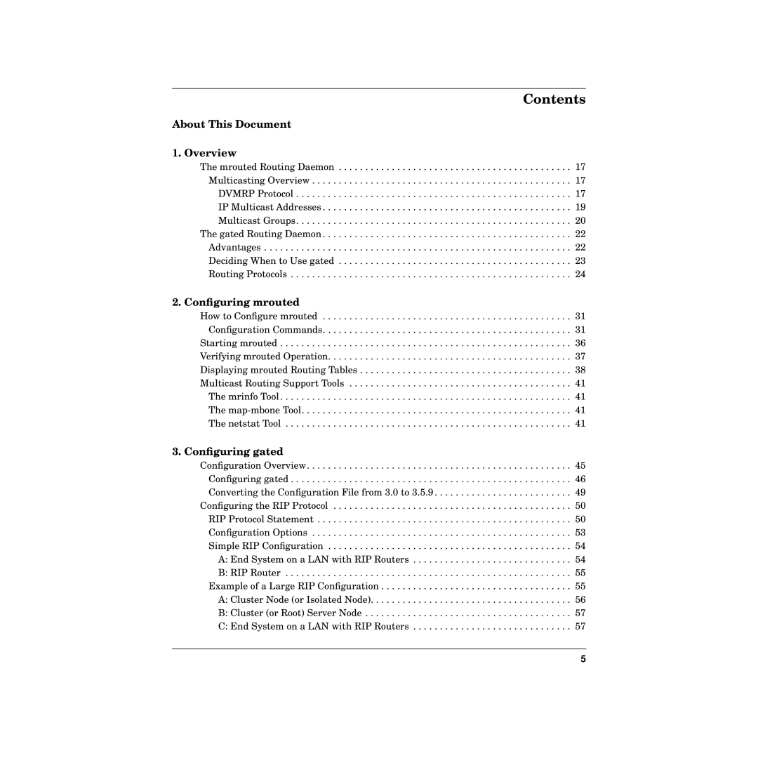 HP Routing Services -UX 11i v2 manual Contents 