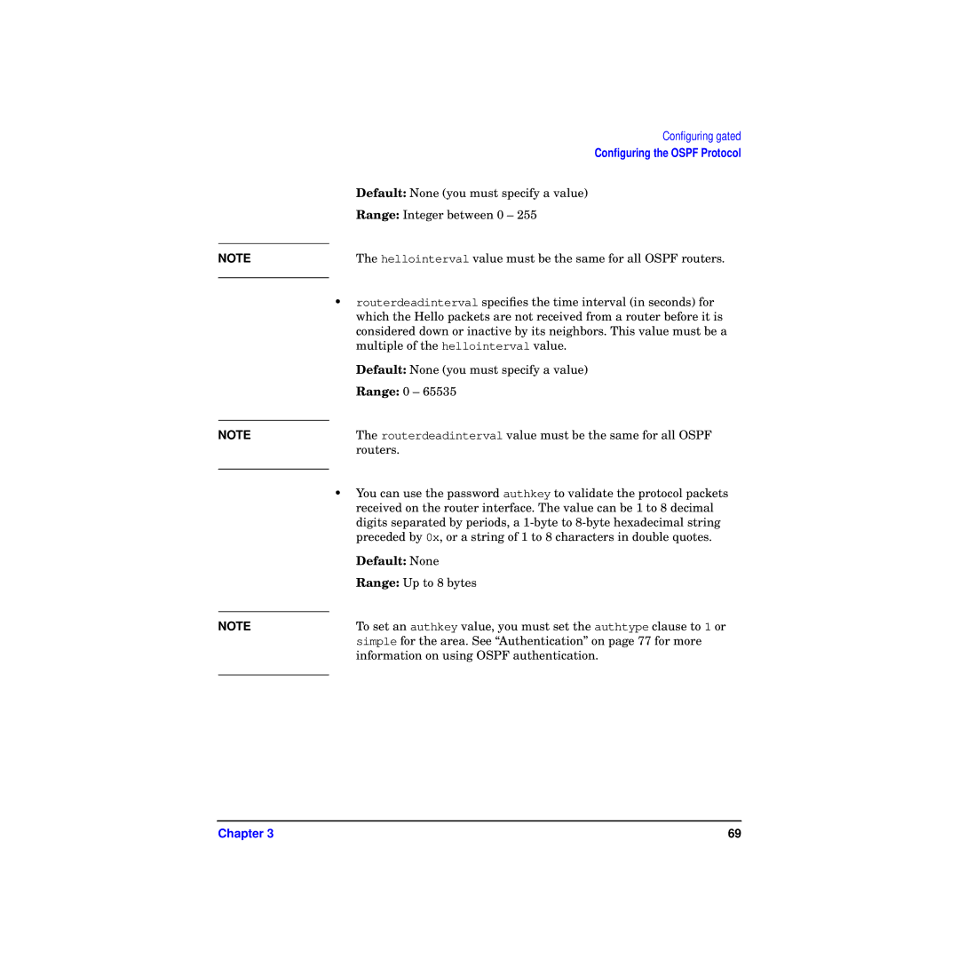 HP Routing Services -UX 11i v2 manual Default None 