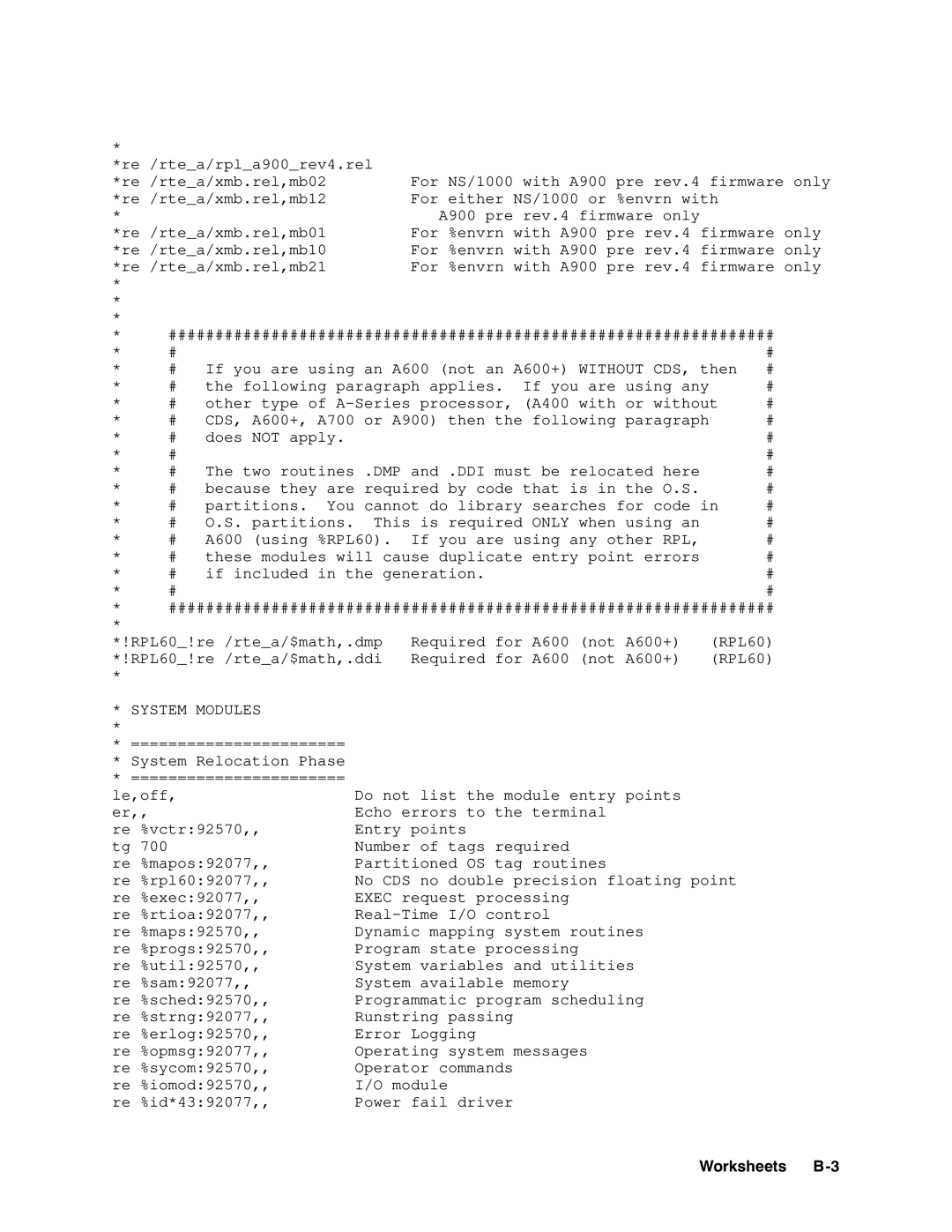 HP RTEA manual System Modules 