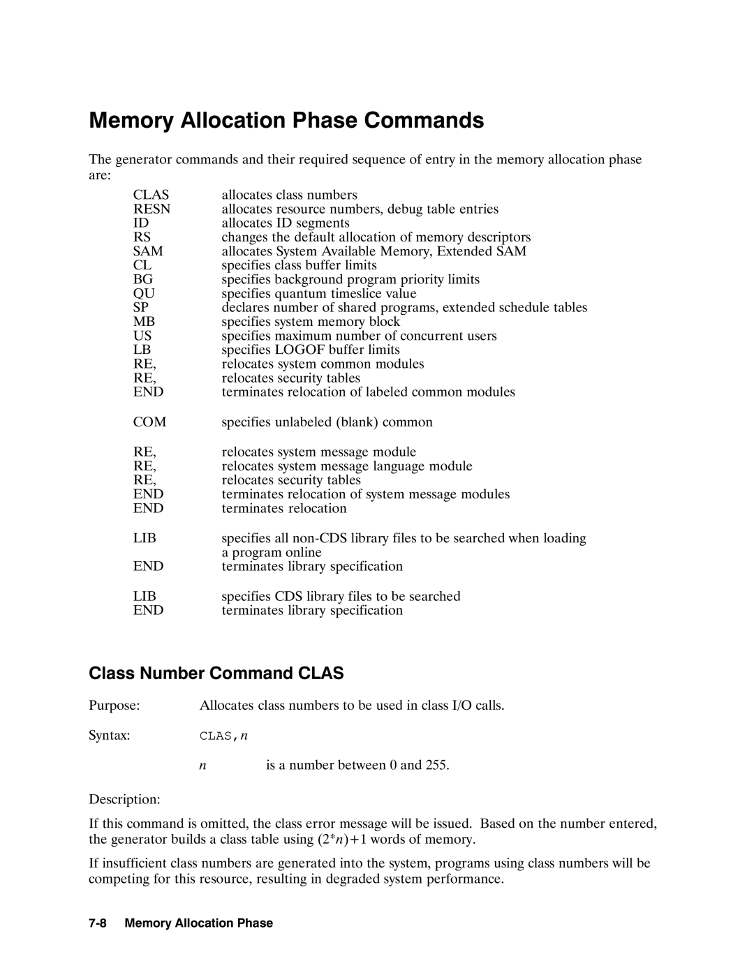 HP RTEA manual Clas 