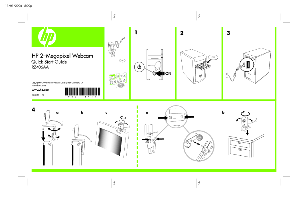 HP RZ406AA manual 