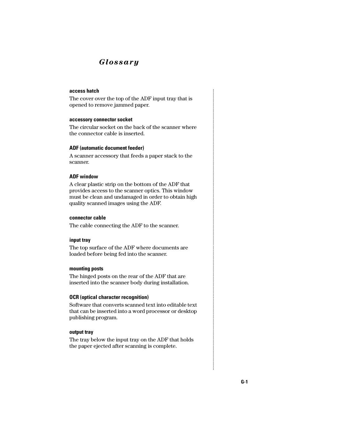 HP manual Glossary 