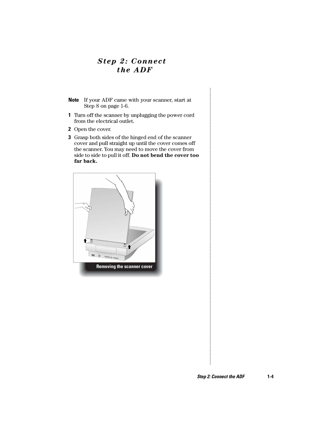 HP s manual Connect ADF 