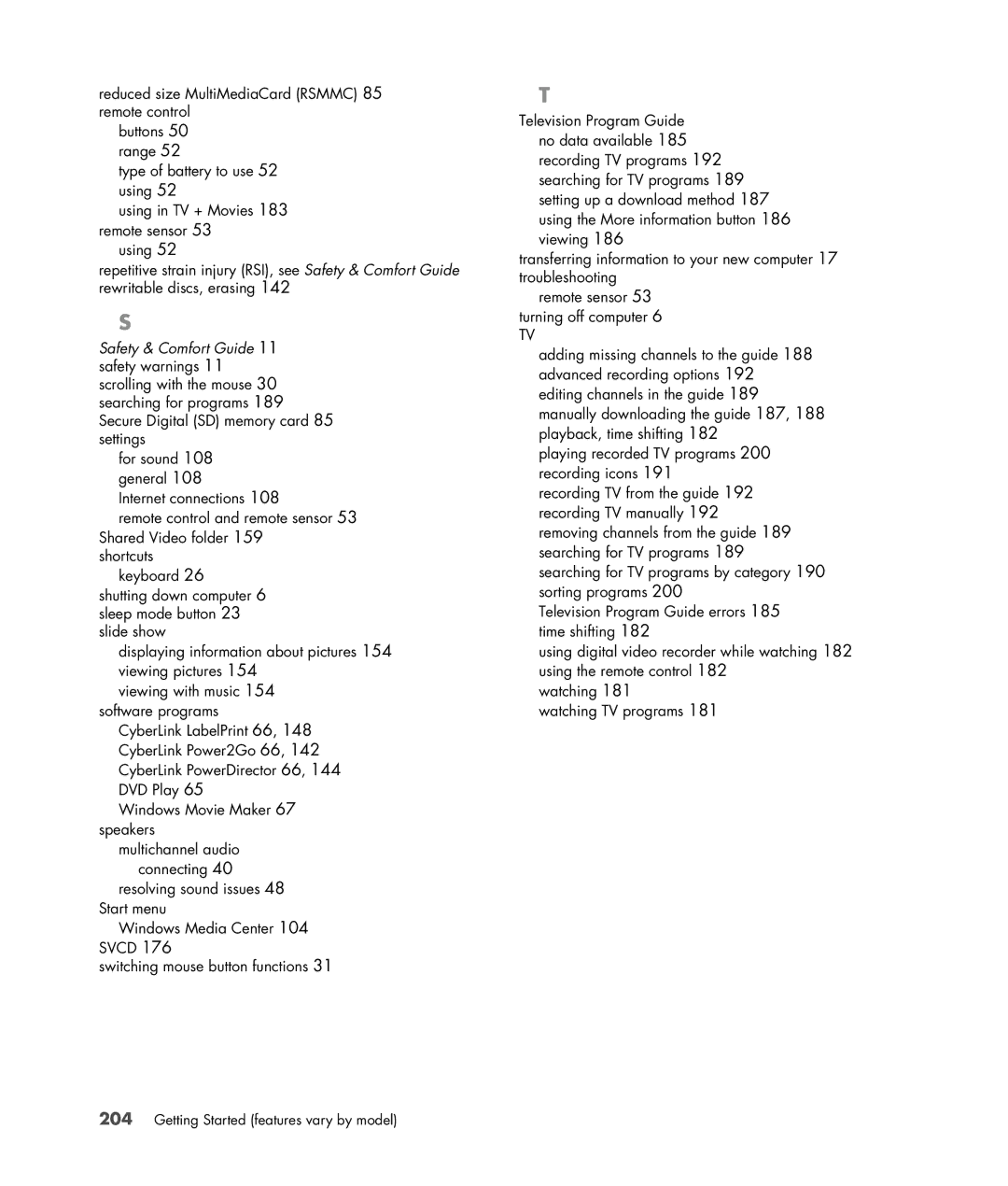 HP s3650f manual Multichannel audio connecting 