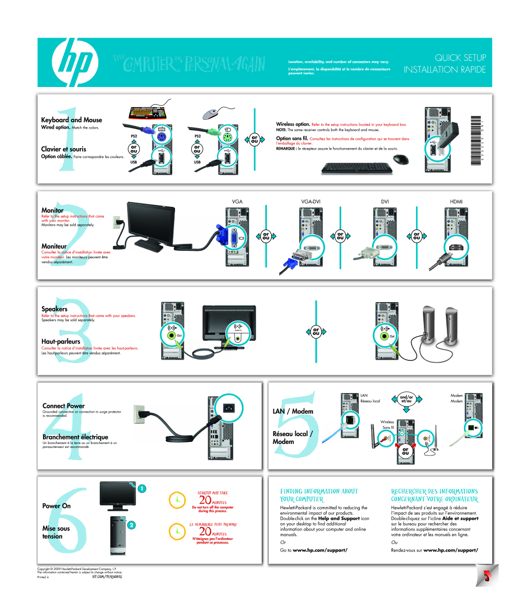 HP S3905F manual 