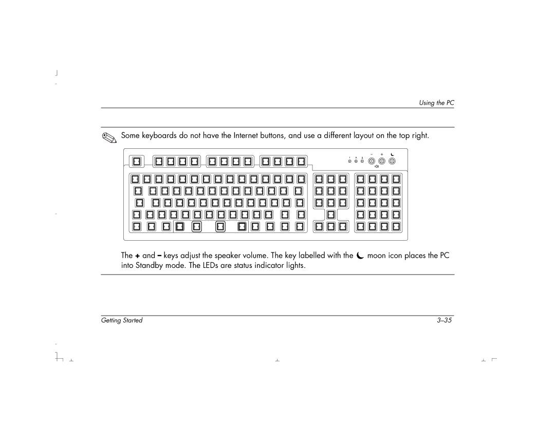 HP S4150UK, S4100UK, S3150UK, S3190UK, S3350UK, S4500UK, S4200UK, S4700UK manual Using the PC 