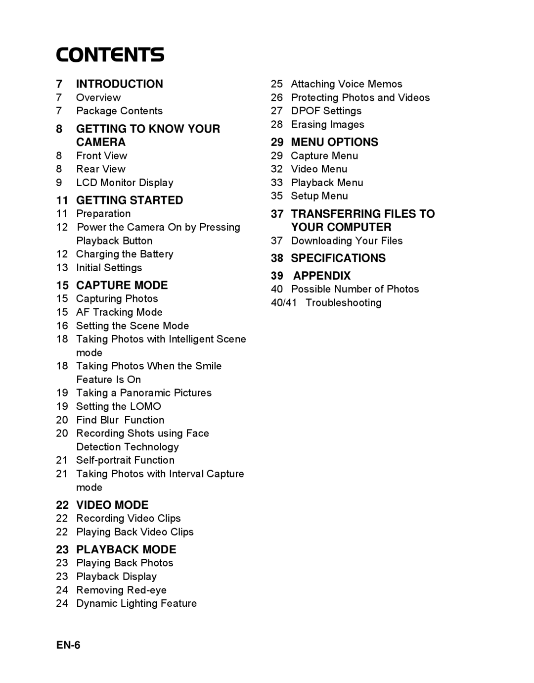 HP s520 manual Contents 