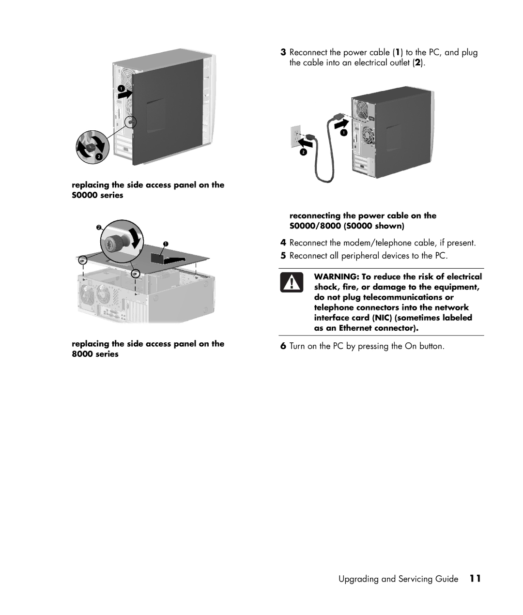 HP S7300CL manual 