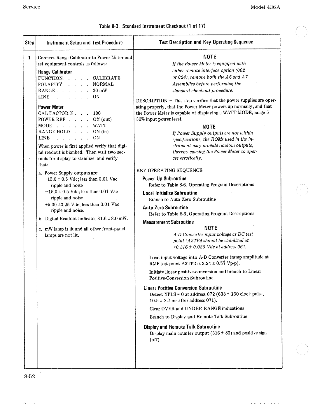 HP Saw 436A manual 