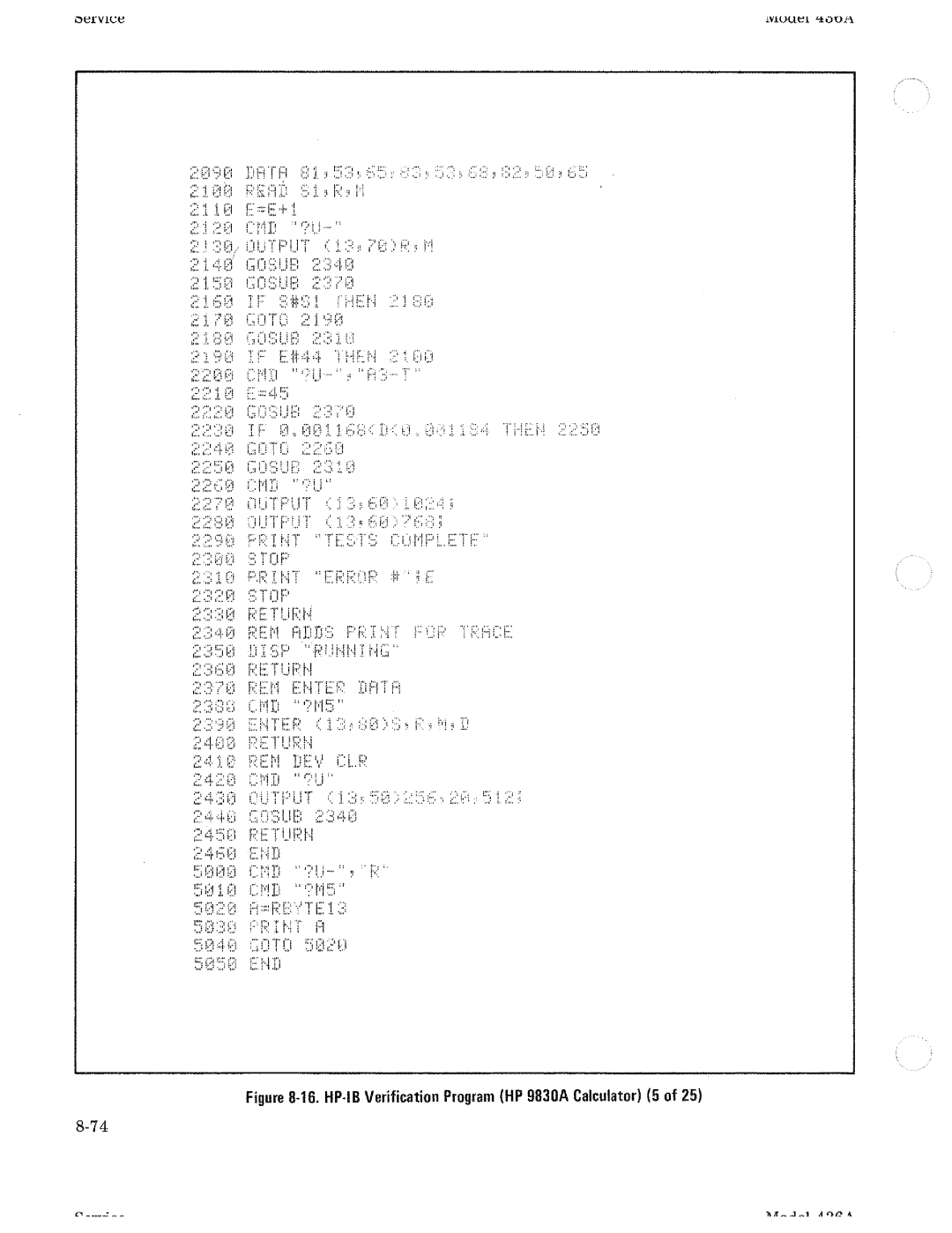 HP Saw 436A manual 