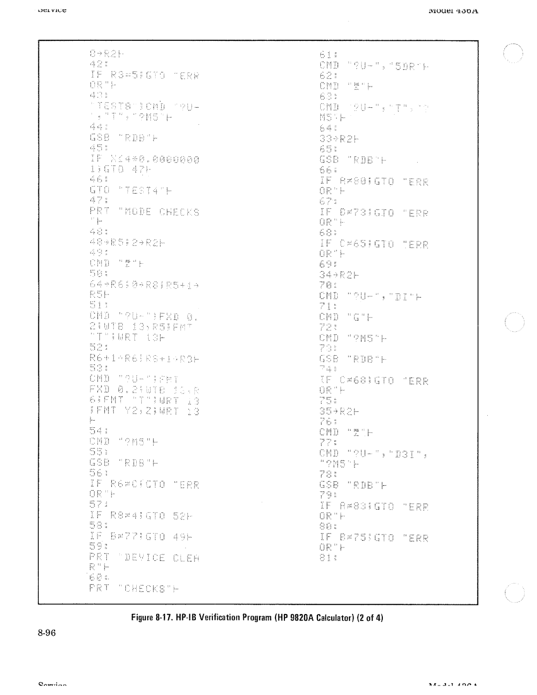 HP Saw 436A manual 