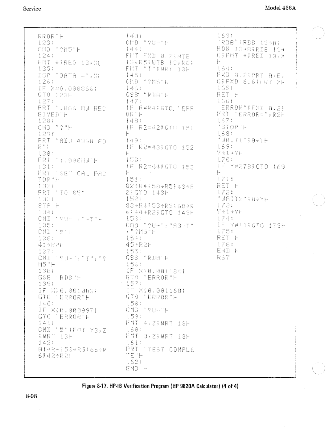 HP Saw 436A manual 