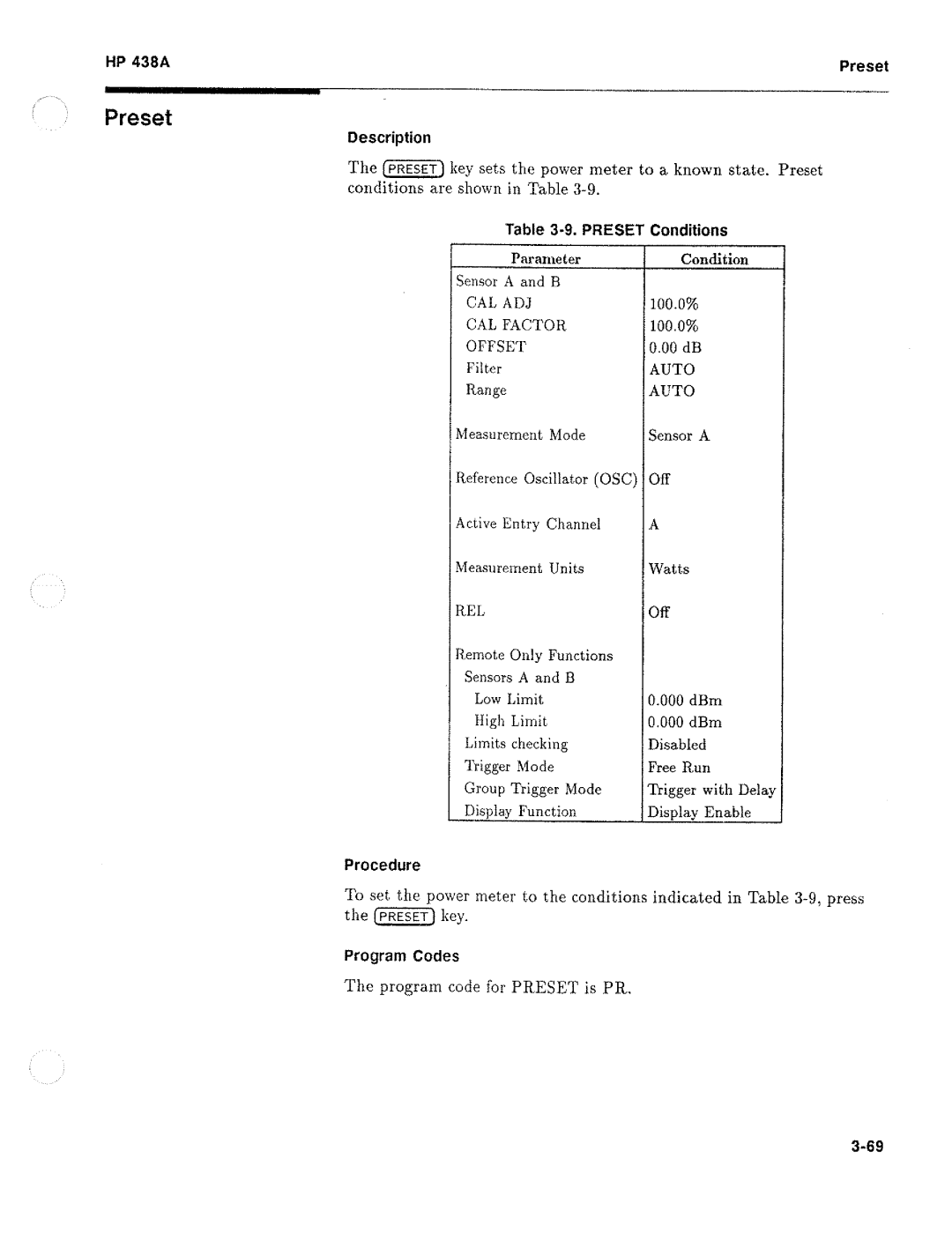 HP Saw 438A manual 