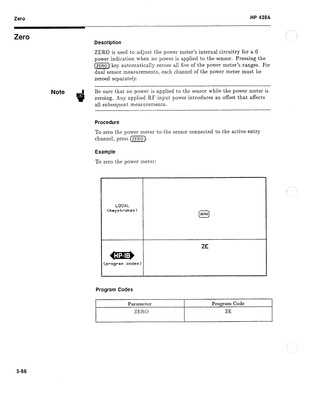 HP Saw 438A manual 