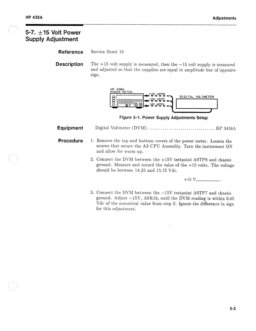 HP Saw 438A manual 