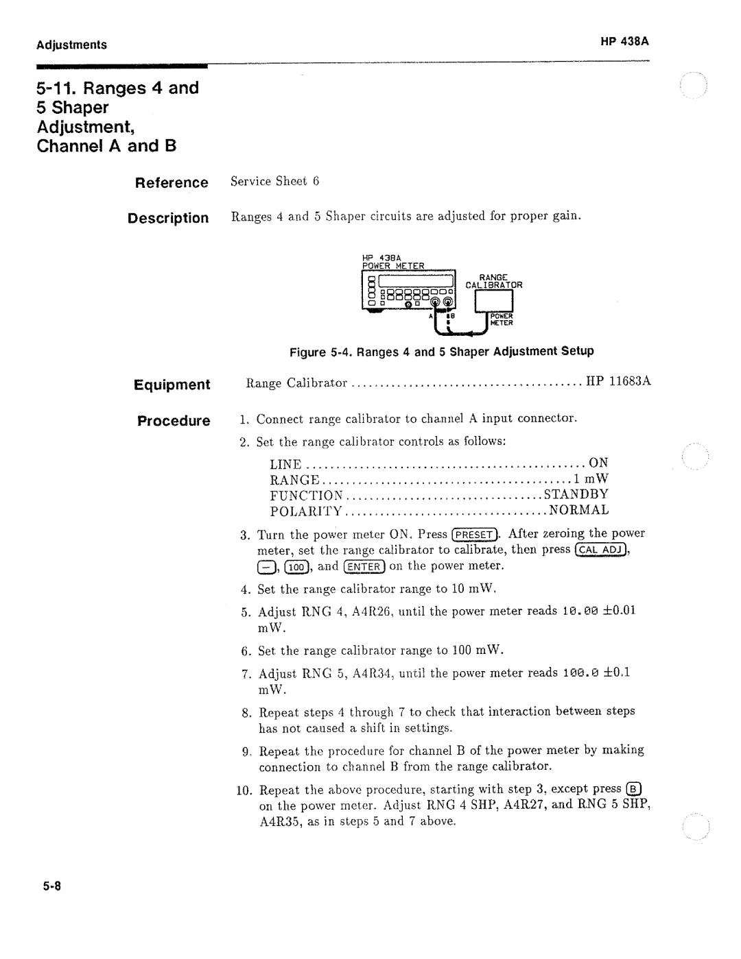 HP Saw 438A manual 