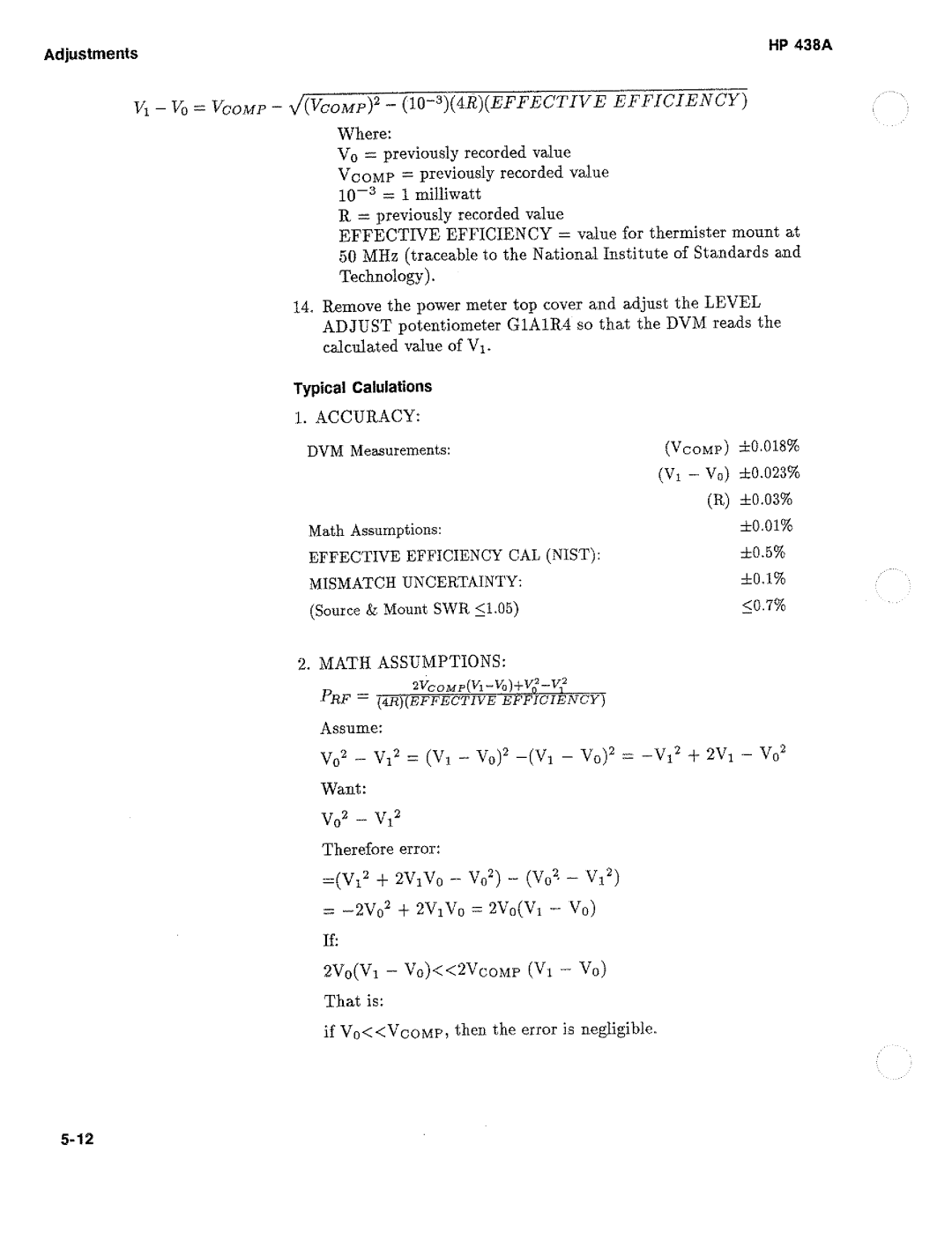 HP Saw 438A manual 