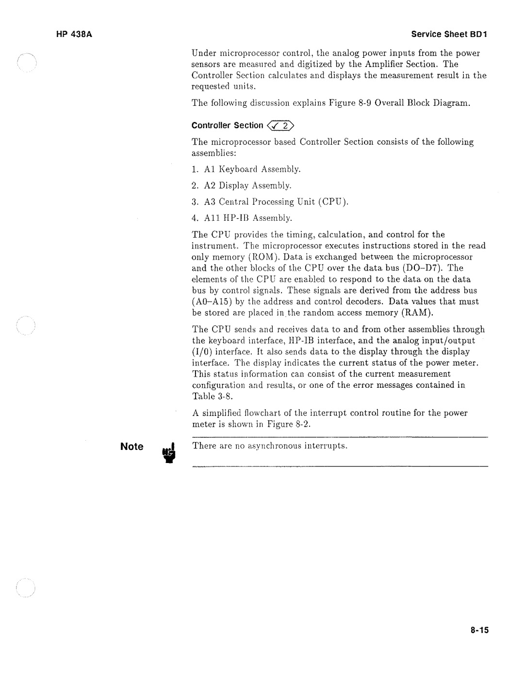 HP Saw 438A manual 