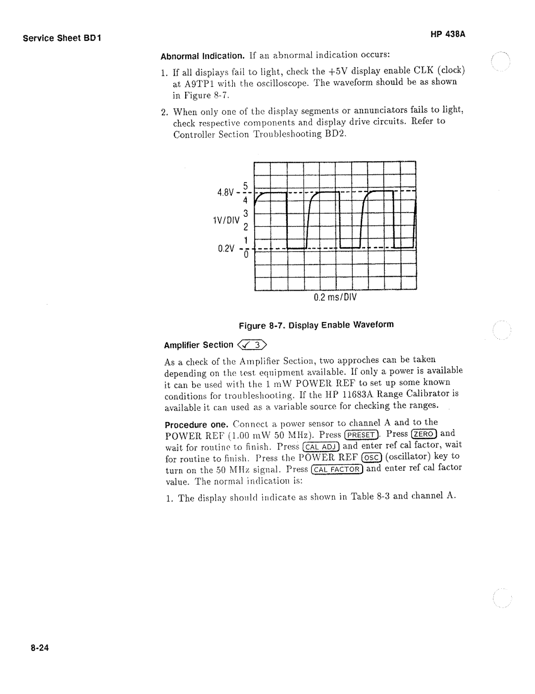 HP Saw 438A manual 