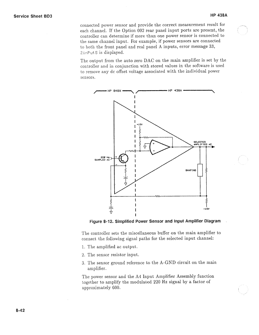 HP Saw 438A manual 