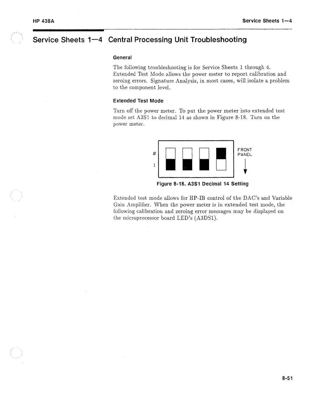 HP Saw 438A manual 