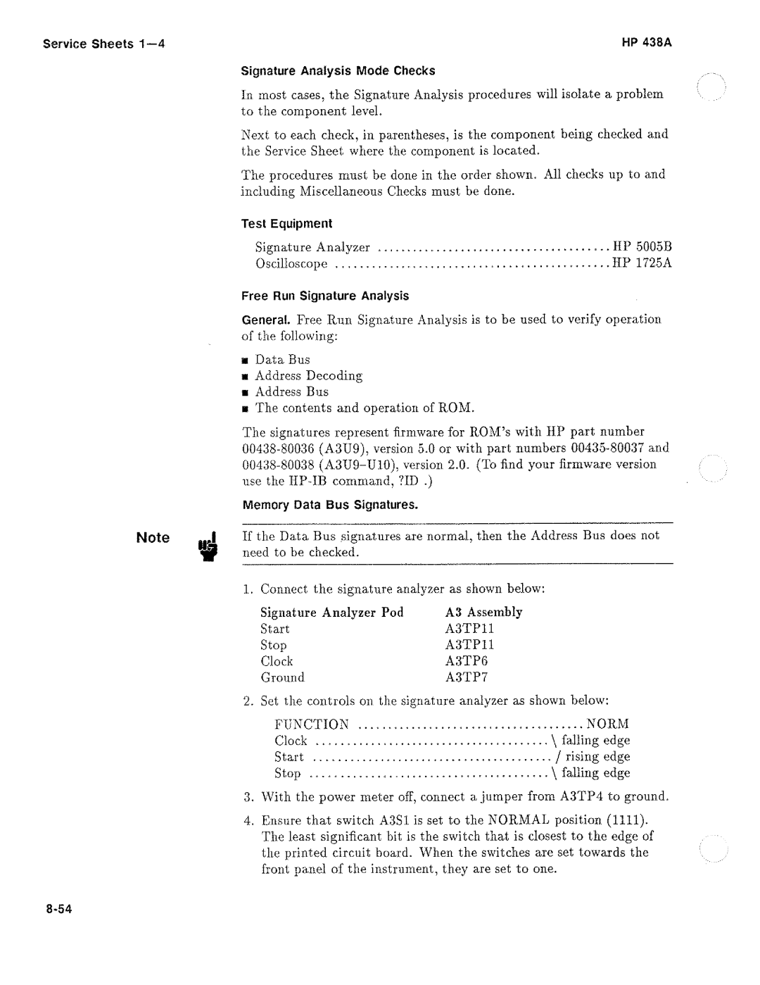 HP Saw 438A manual 