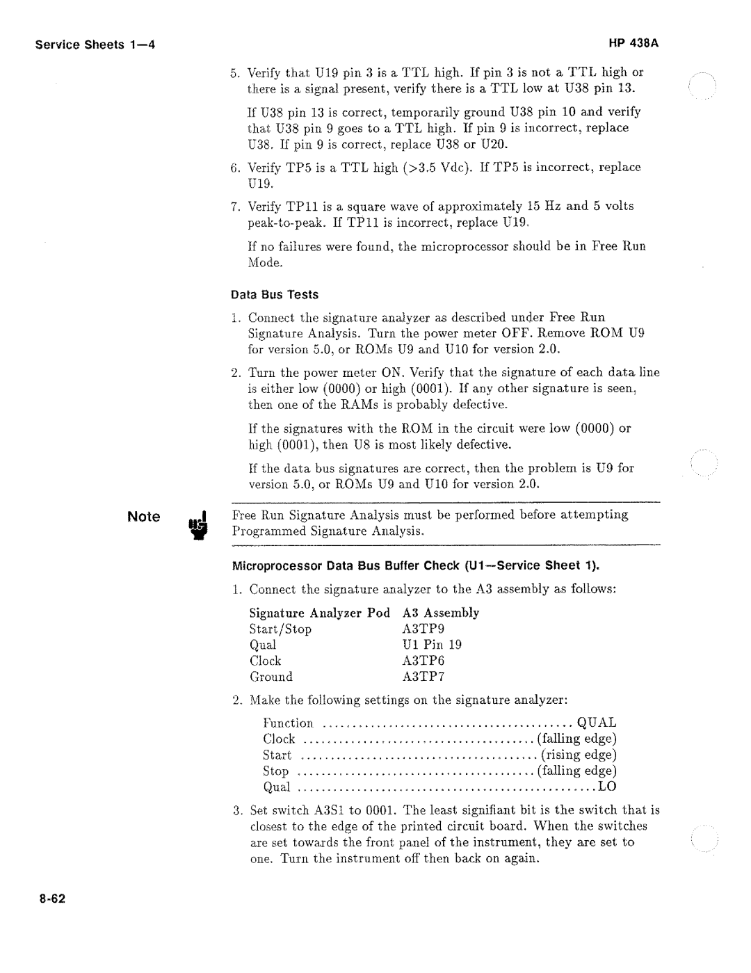 HP Saw 438A manual 