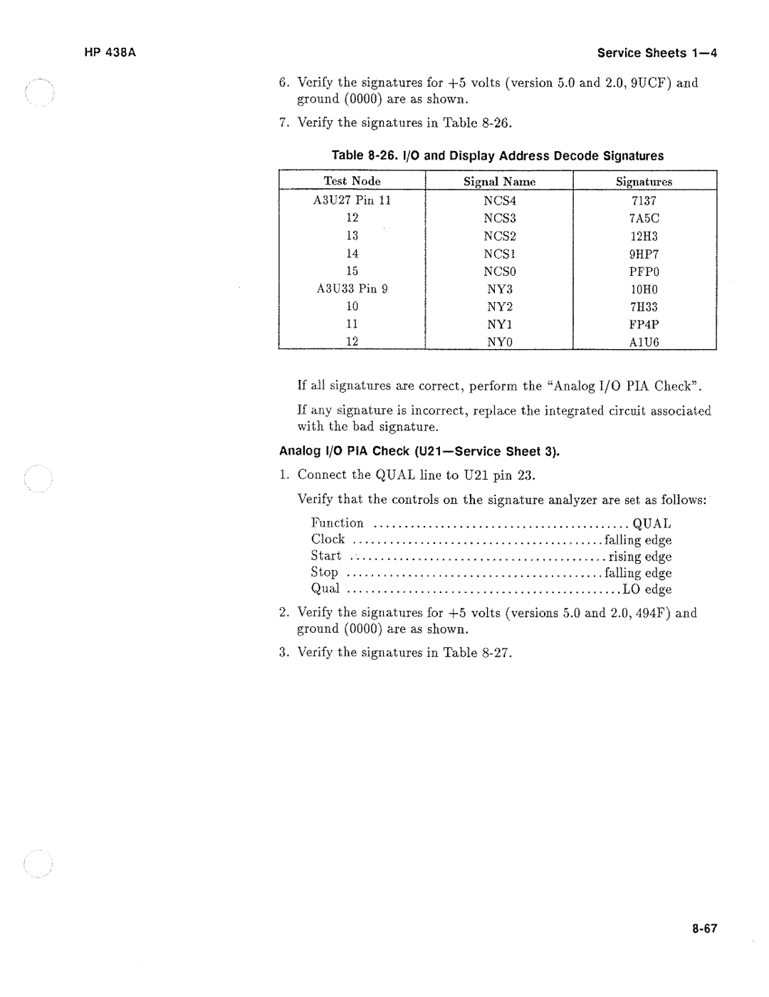 HP Saw 438A manual 