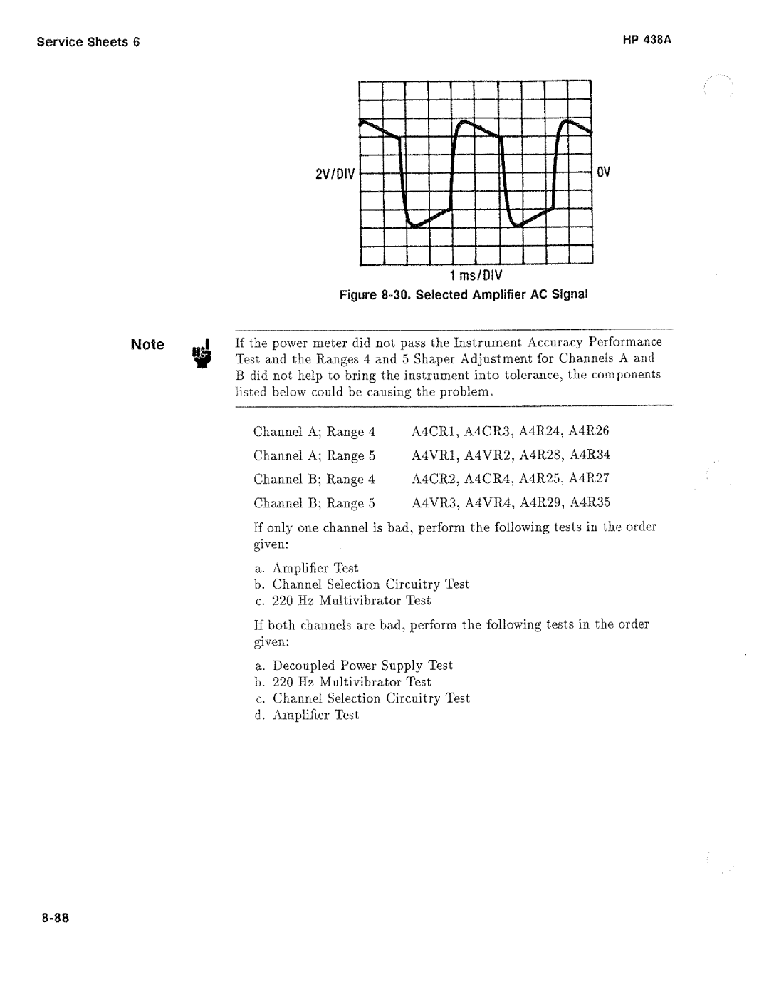 HP Saw 438A manual 