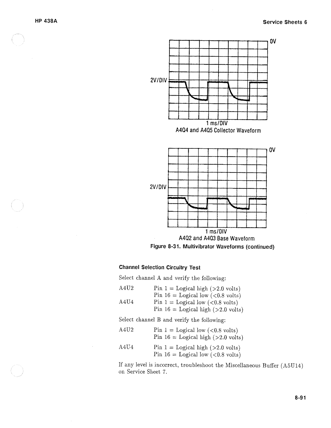 HP Saw 438A manual 