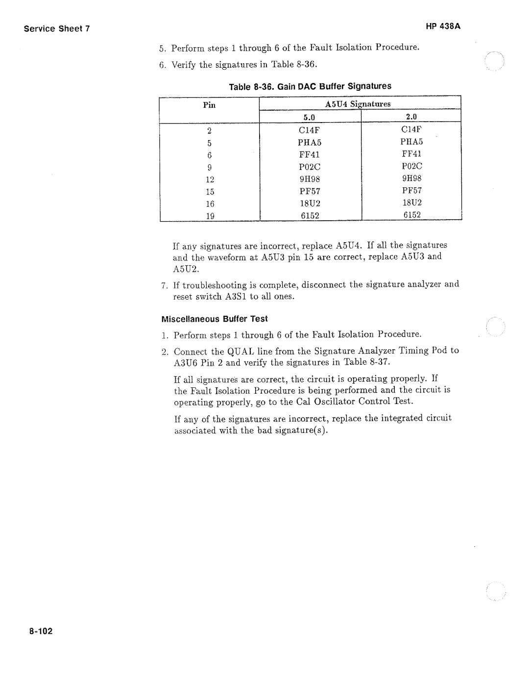 HP Saw 438A manual 