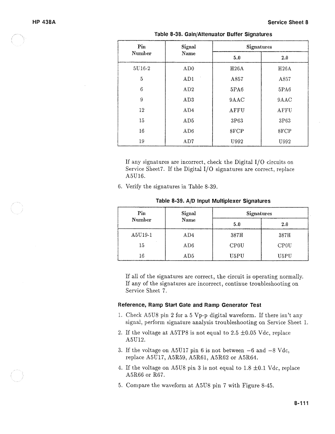 HP Saw 438A manual 