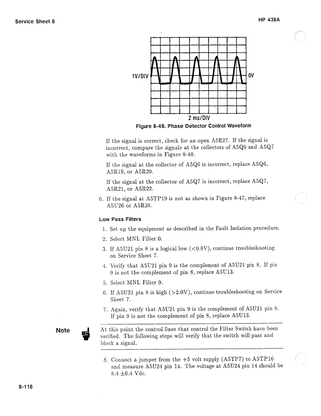 HP Saw 438A manual 