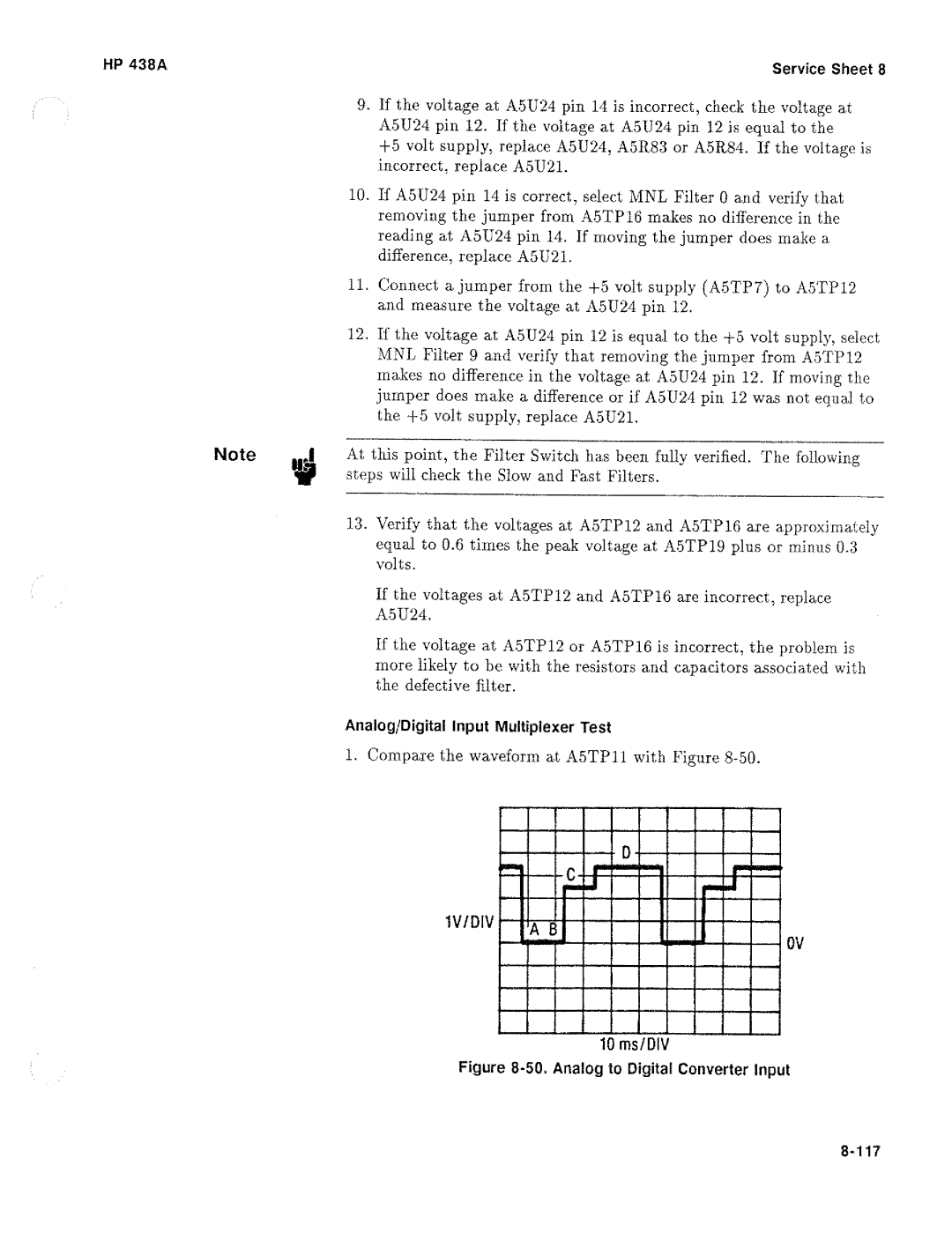 HP Saw 438A manual 