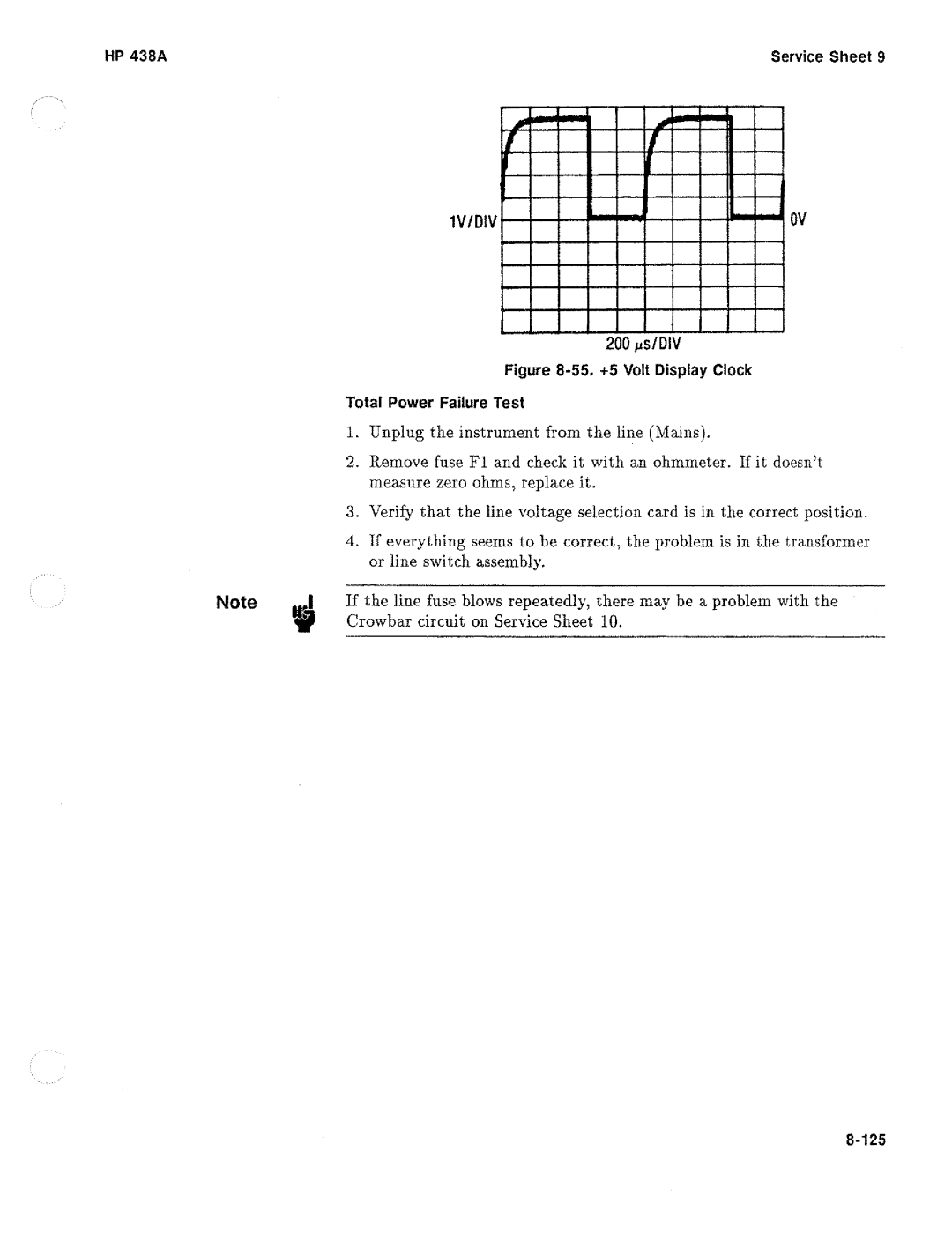 HP Saw 438A manual 