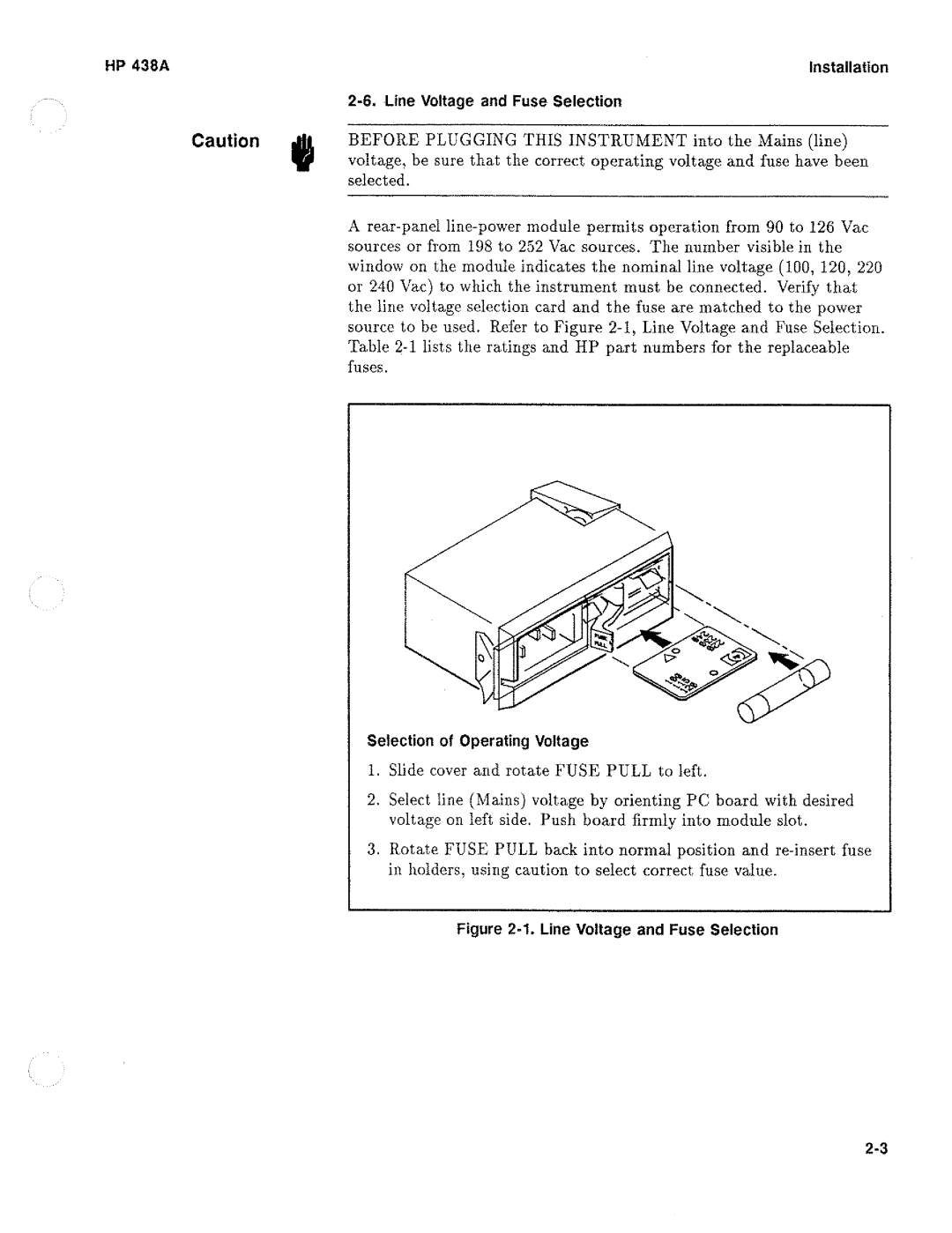 HP Saw 438A manual 