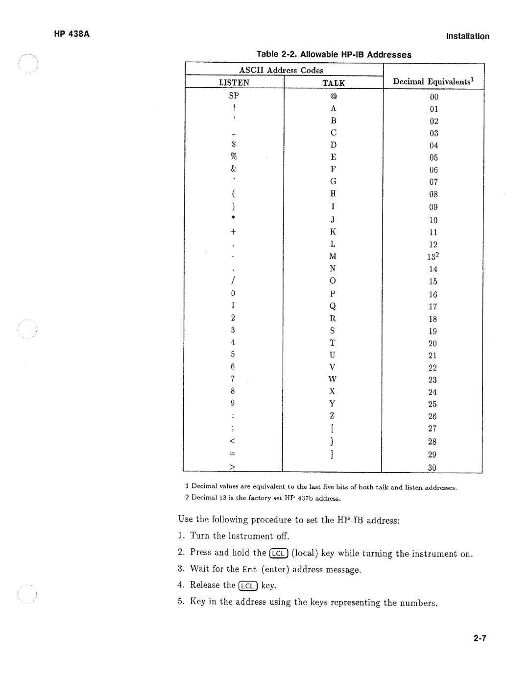 HP Saw 438A manual 