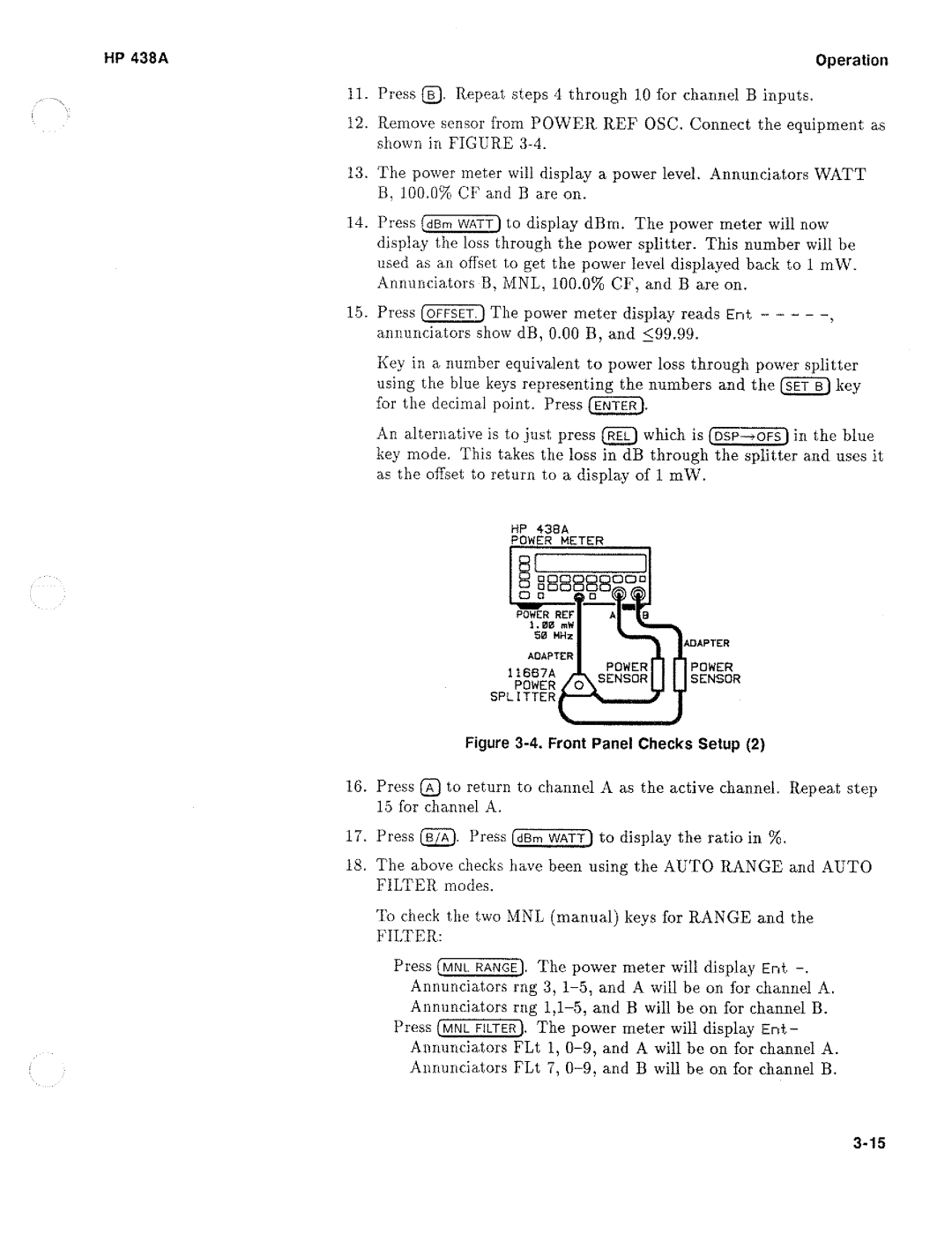 HP Saw 438A manual 