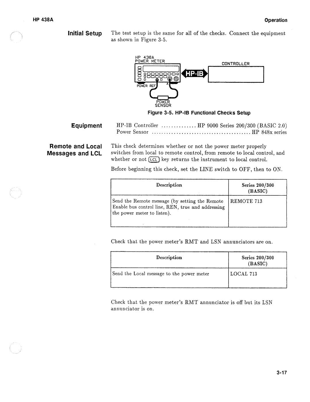 HP Saw 438A manual 