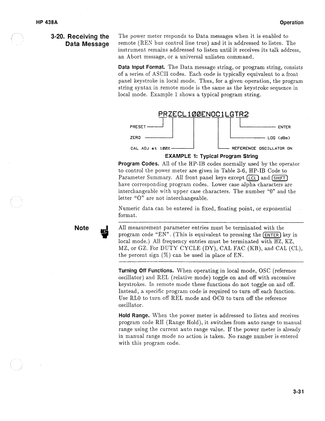 HP Saw 438A manual 