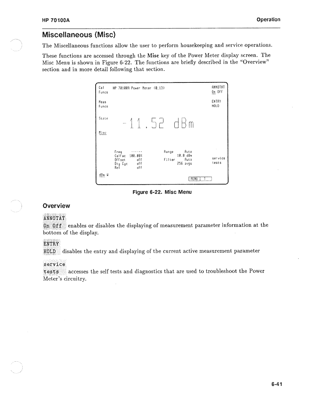 HP Saw 70100A manual 