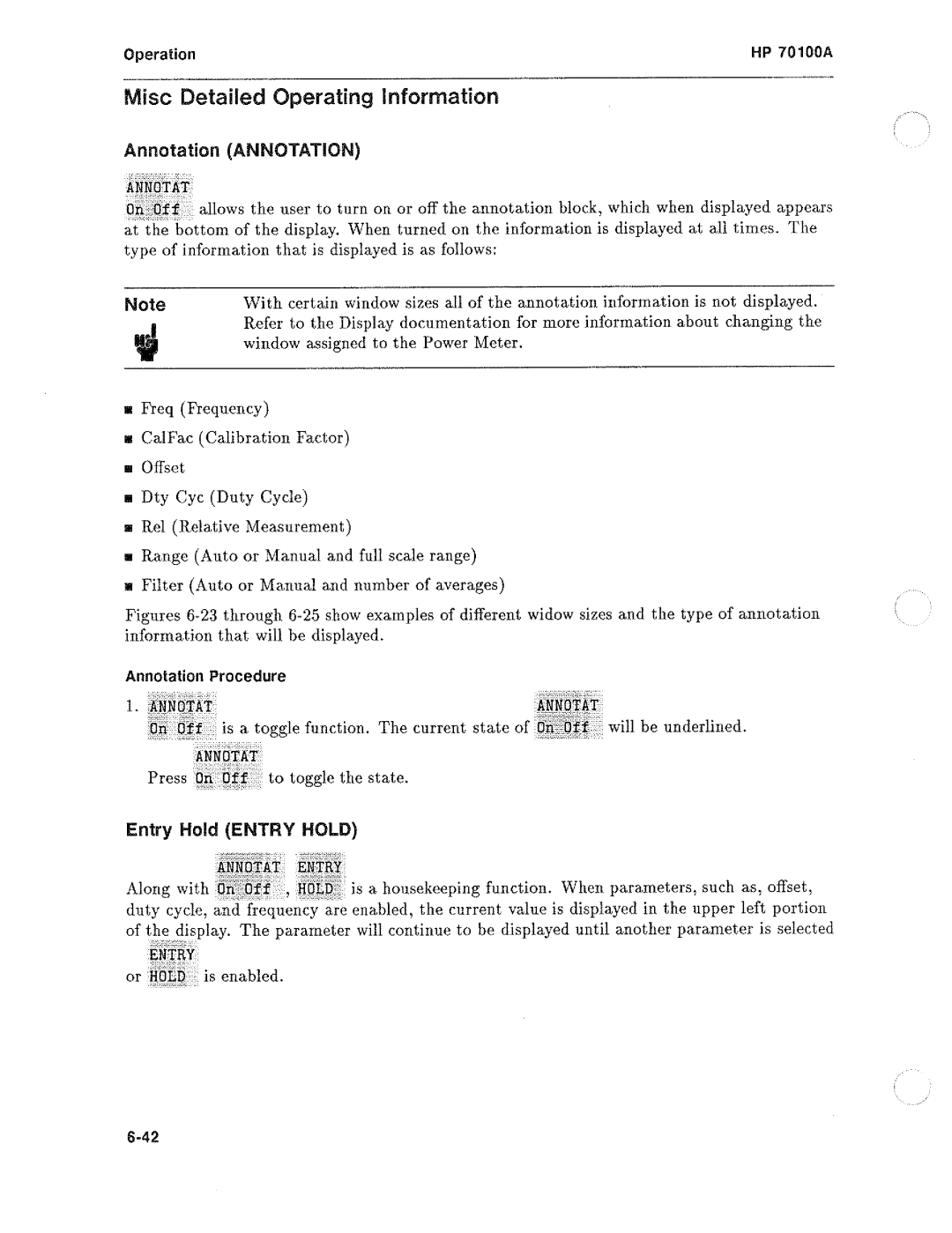 HP Saw 70100A manual 