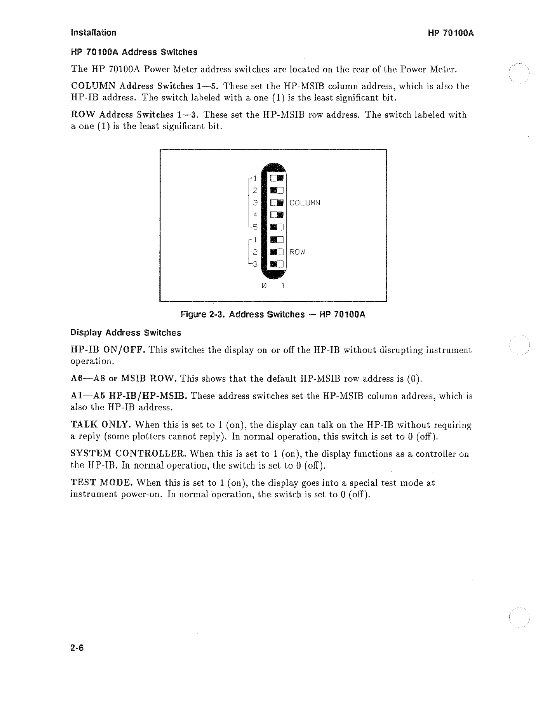 HP Saw 70100A manual 