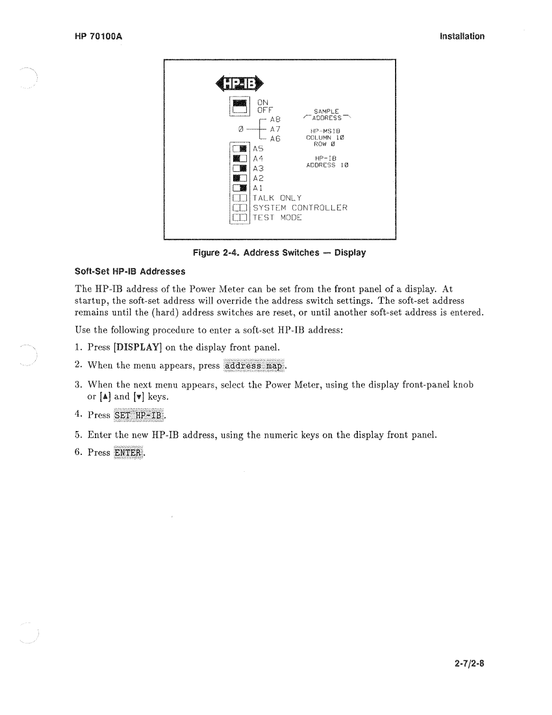 HP Saw 70100A manual 