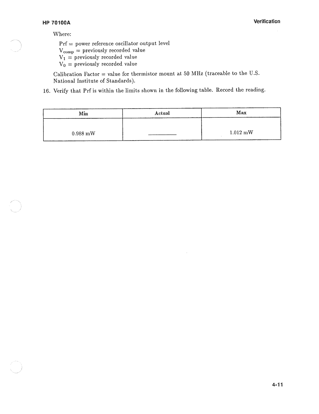 HP Saw 70100A manual 