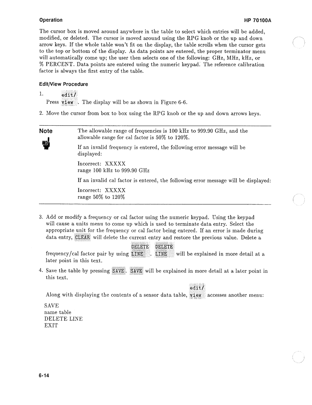 HP Saw 70100A manual 