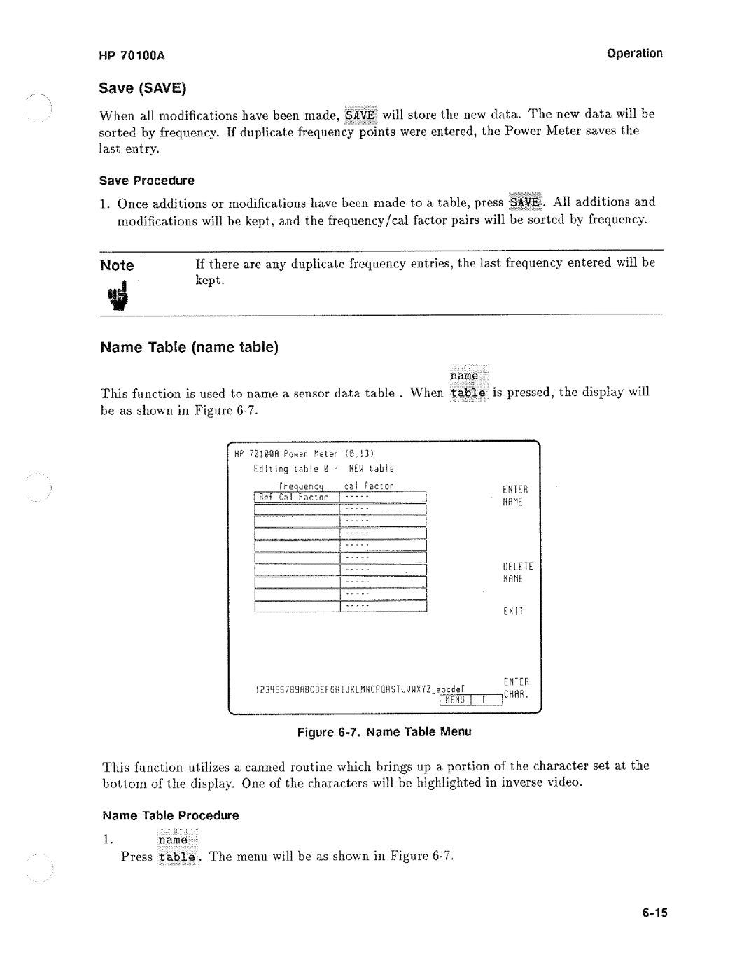 HP Saw 70100A manual 